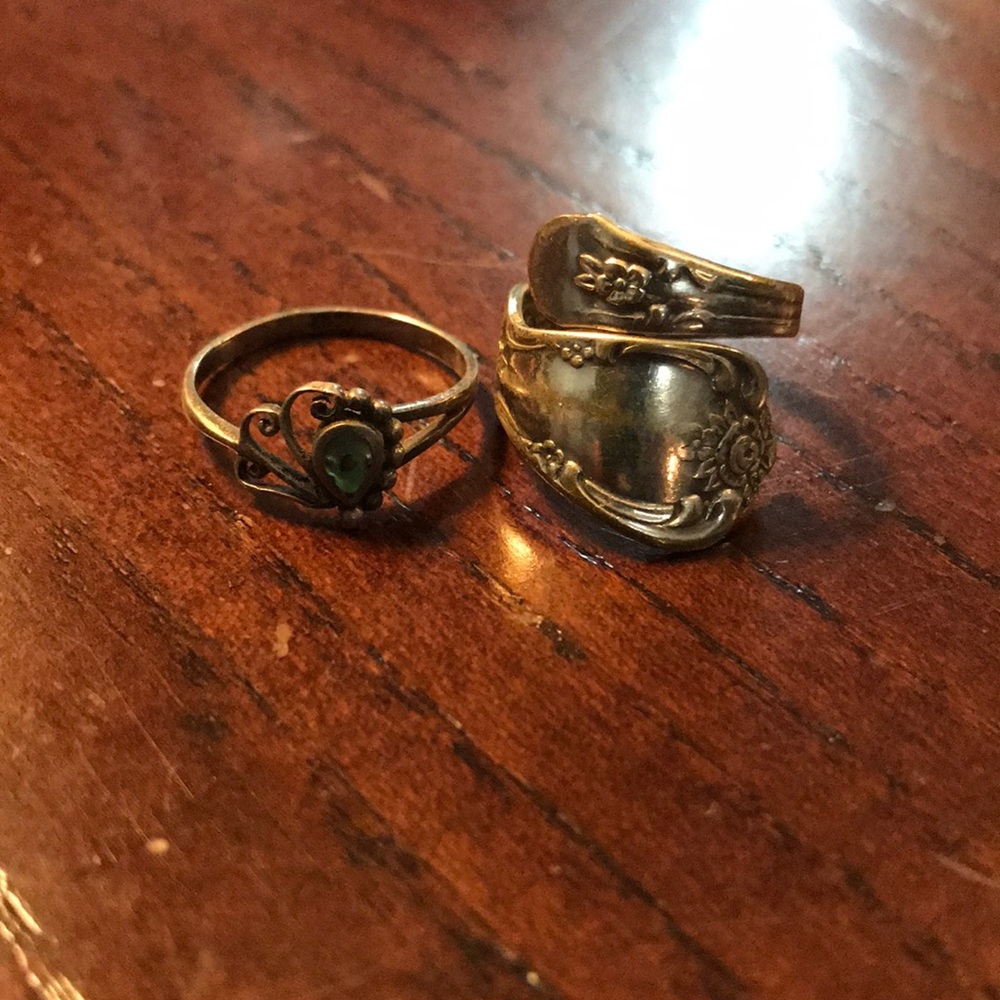 Sterling silver ring set